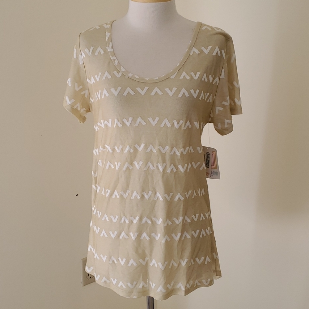 New! Lularoe medium tan S/S tee.